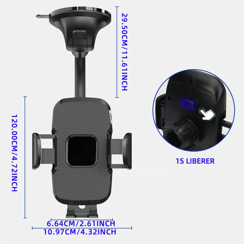 Flexible Long Arm Phone Mount